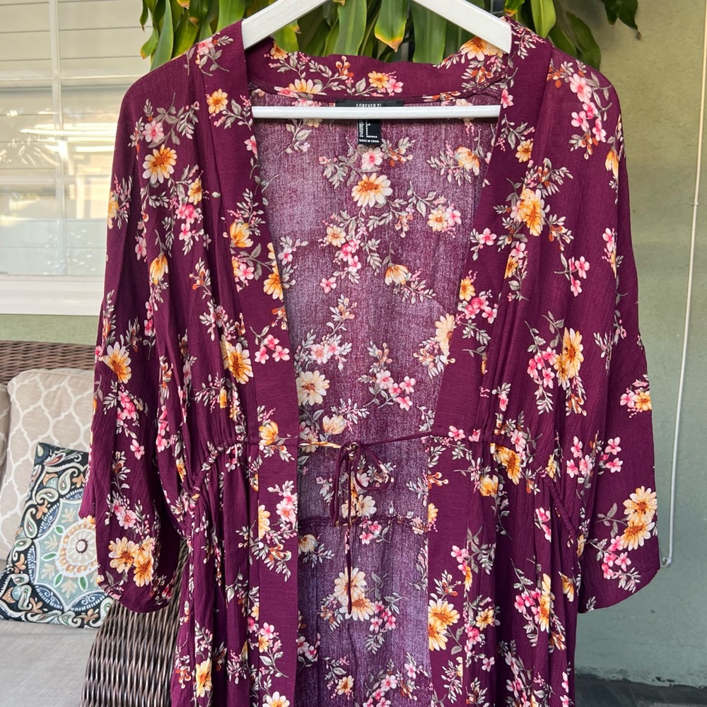Forever 21 Floral Wrap Dress